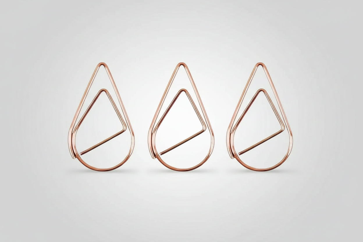 Rose Gold Paperclips
