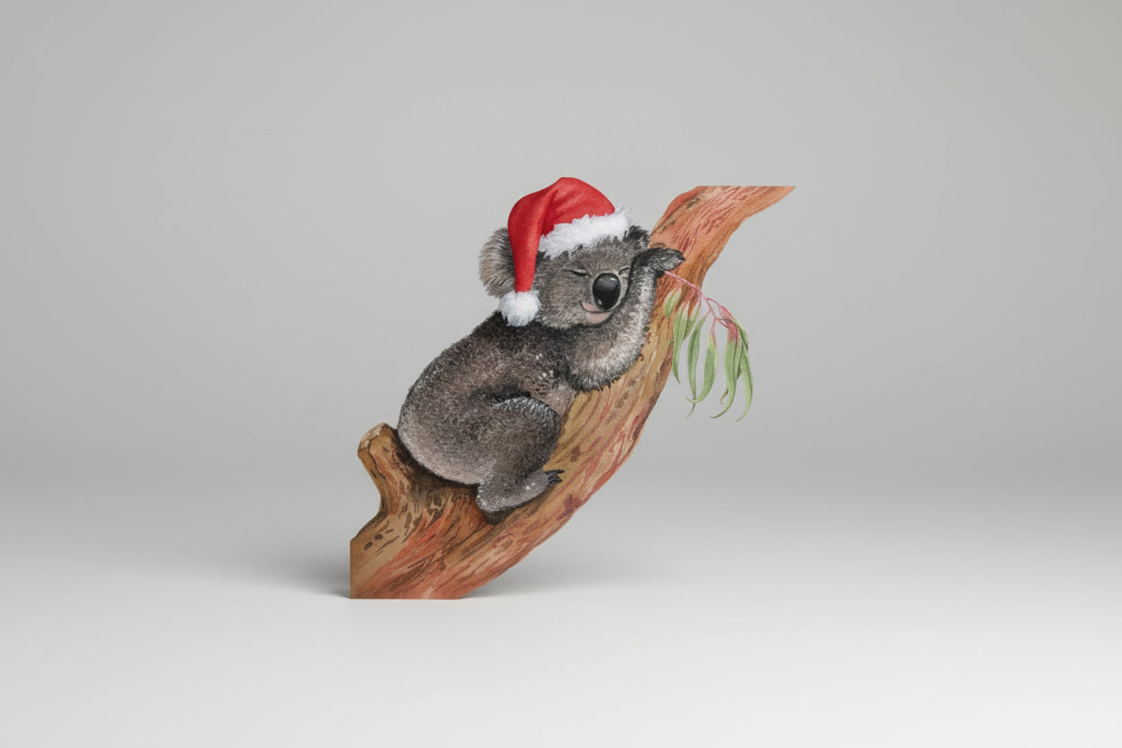 1 x HARROLD THE KOALA CHRISTMAS CARD