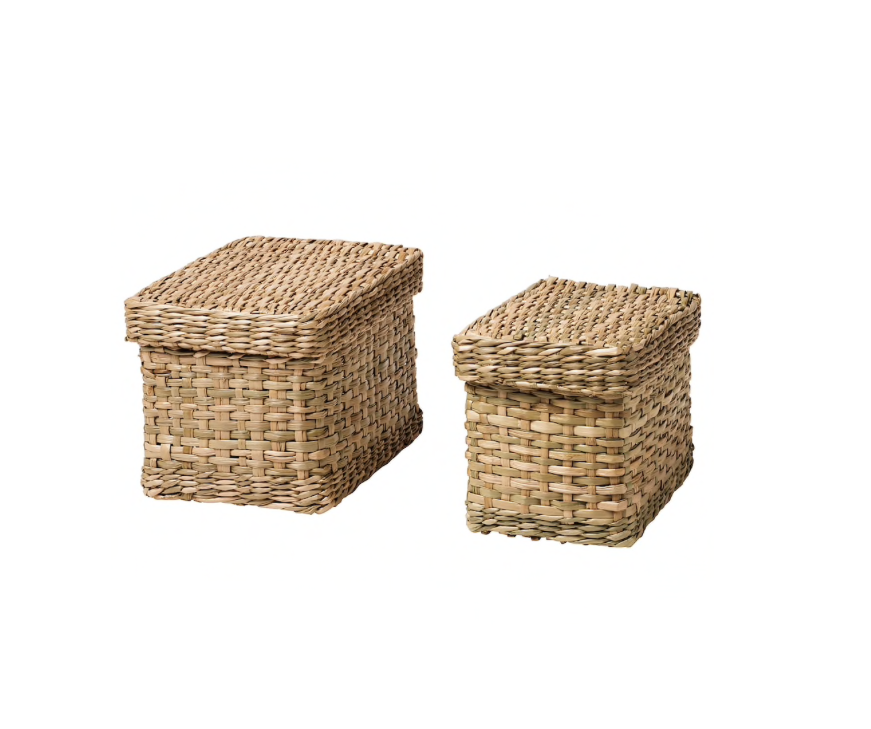 Seagrass Storage Box, Set of 2