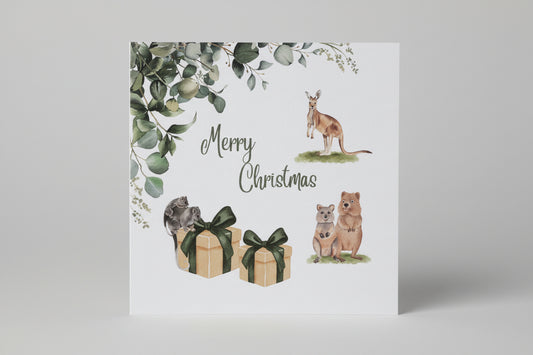 1 x Australian Wildlife Christmas Card