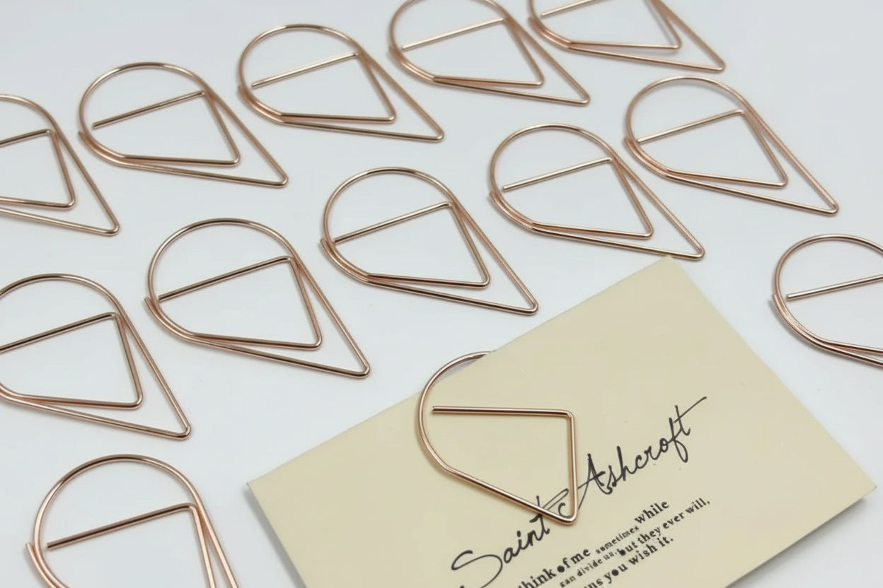 Rose Gold Paperclips