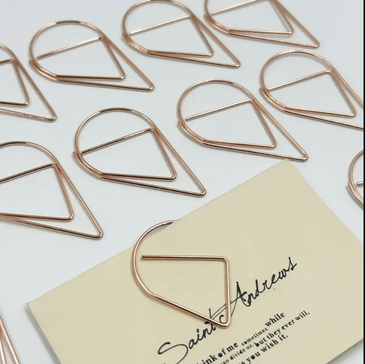 Rose Gold Paperclips