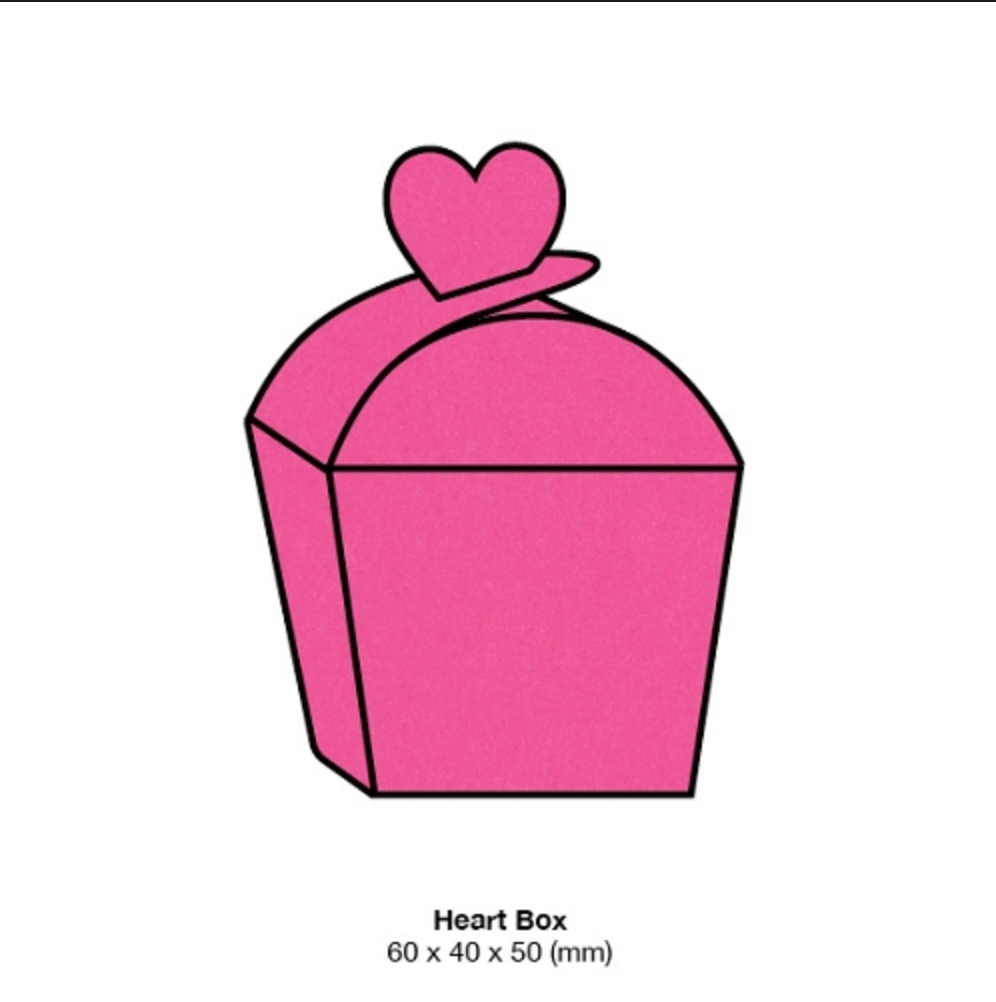 Luxury Heart Box 10pk